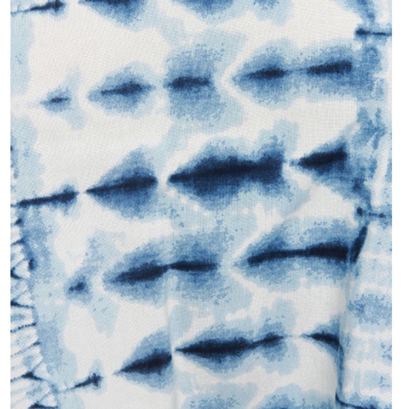 Billabong Festival Vibes Blue Tie-Dye Halter Top - Picture 5 of 10